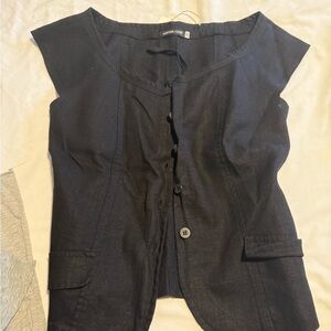 Cotton Emporium Black Blouse